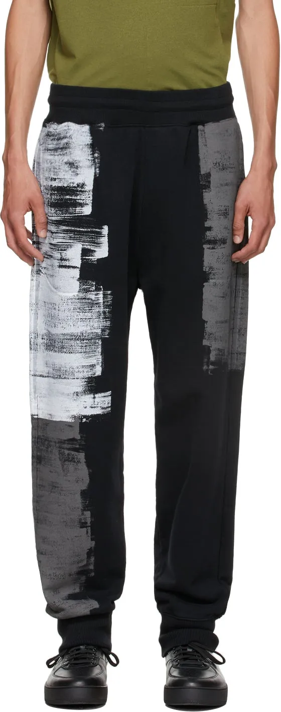 A-COLD-WALL* Black Brush Stroke Lounge Pants