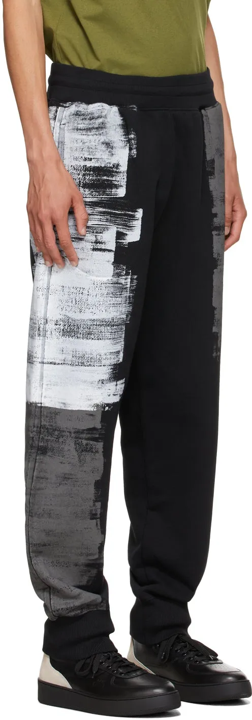 A-COLD-WALL* Black Brush Stroke Lounge Pants