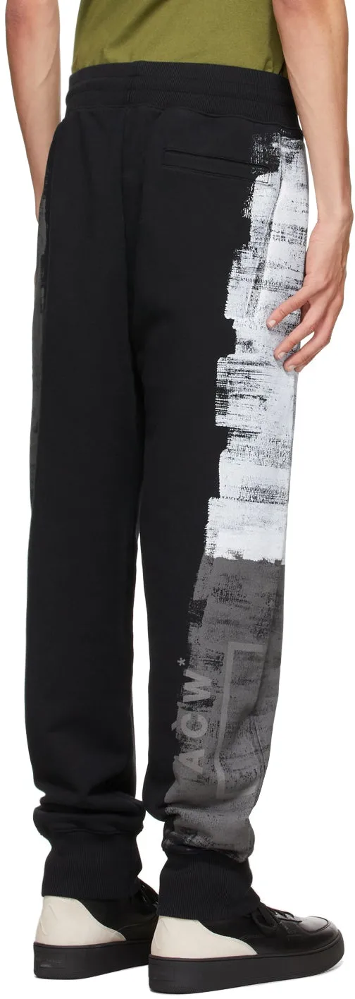 A-COLD-WALL* Black Brush Stroke Lounge Pants