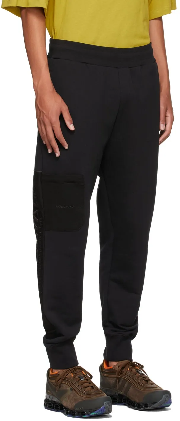 A-COLD-WALL* Black Logo Embroidery Lounge Pants
