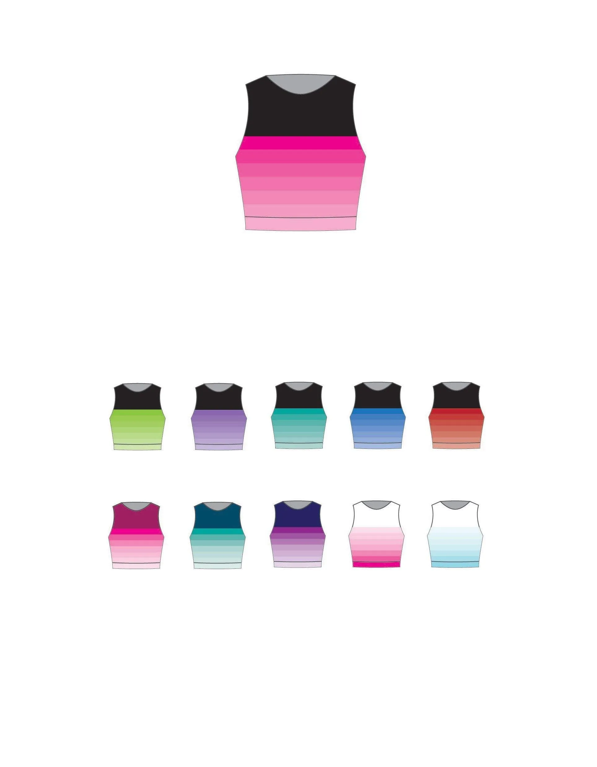 Banded Sleeveless Crop