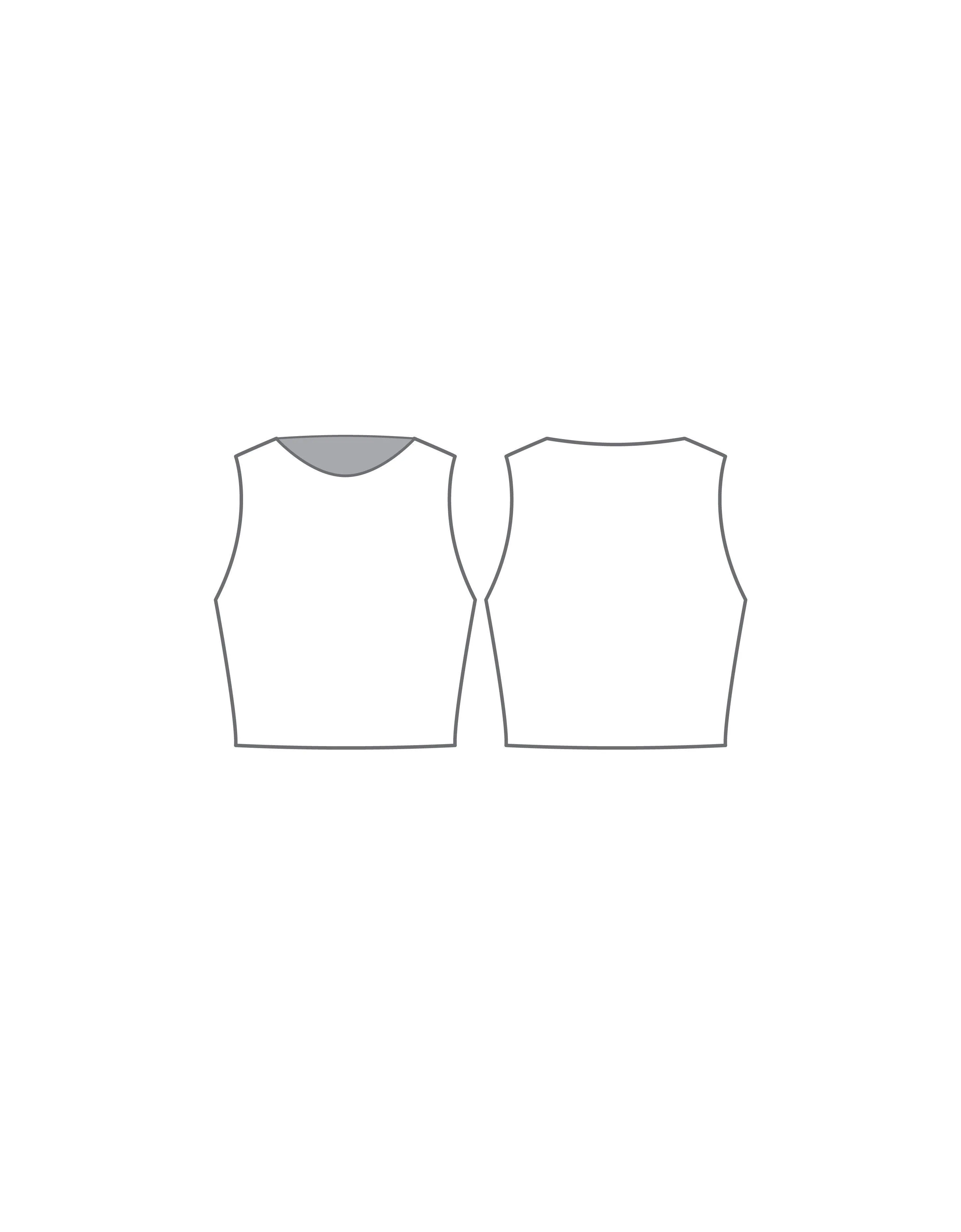 Banded Sleeveless Crop