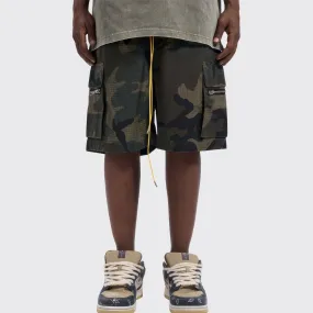 Camouflage Pattern Cargo Shorts