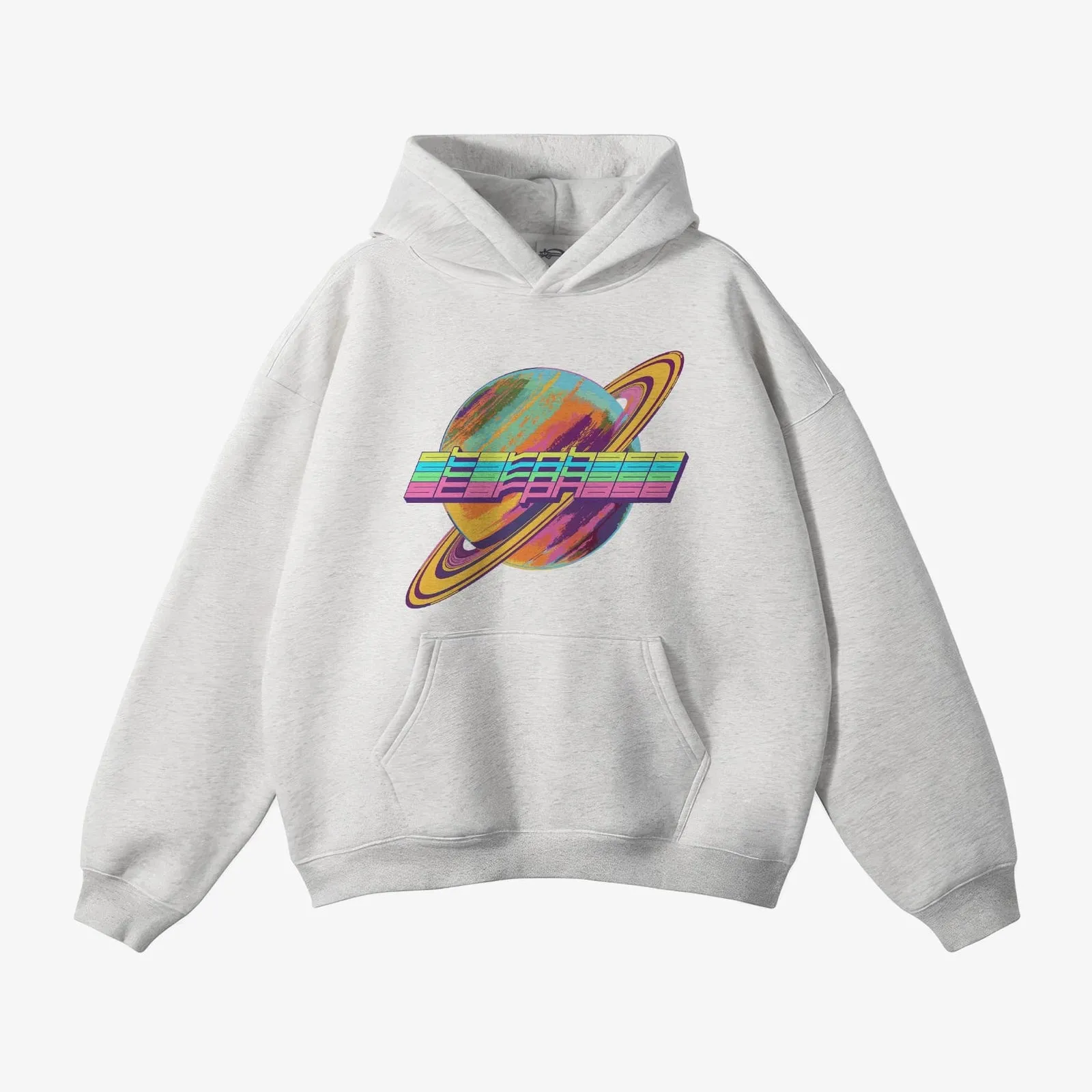 Cyberpunk Planet Oversized Fleece Hoodie