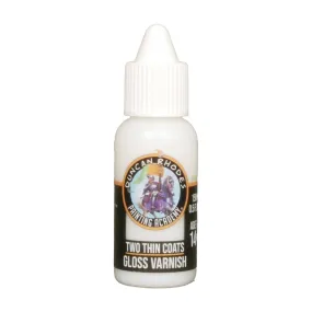 Gloss Varnish - Two Thin Coats
