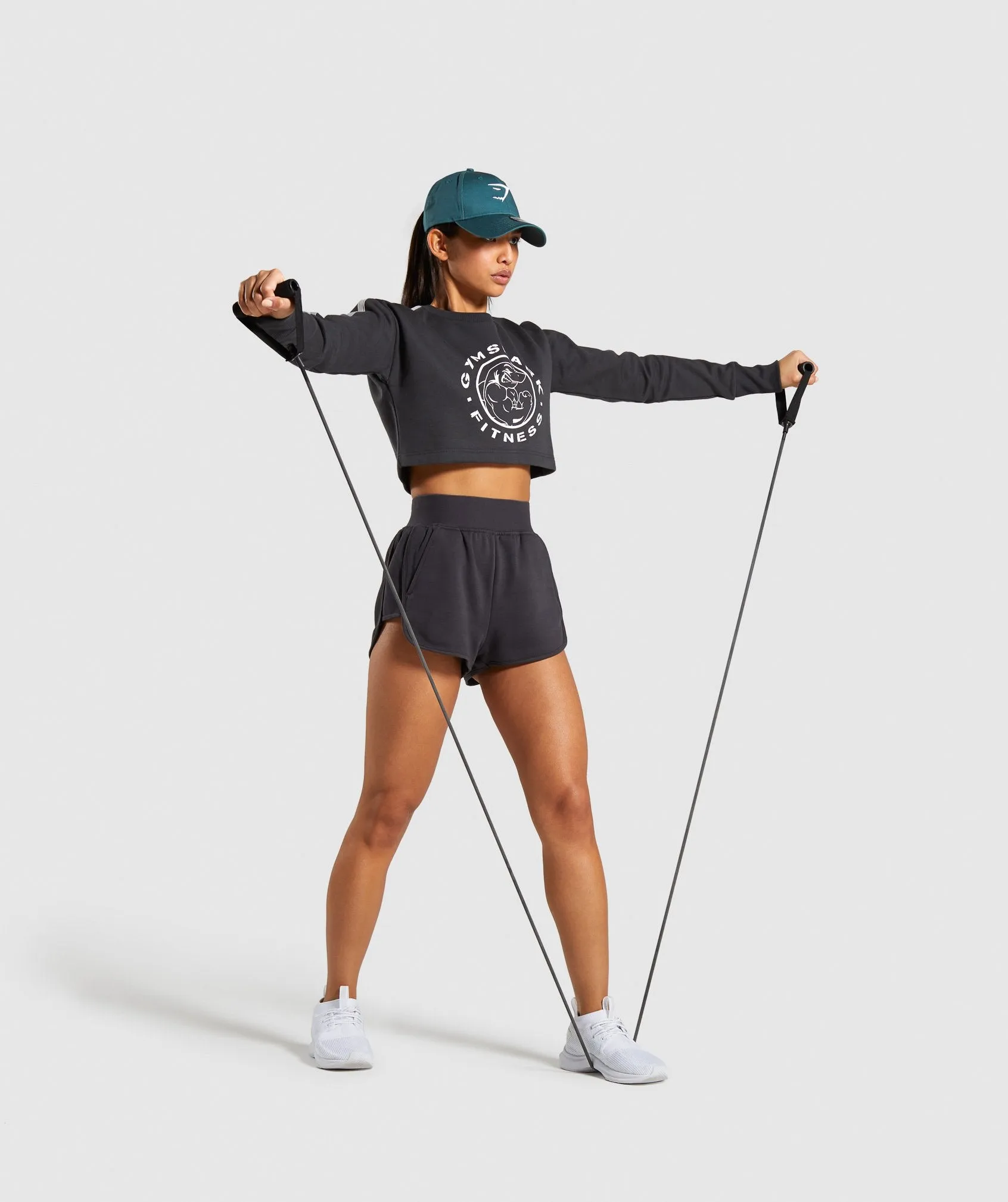 Gymshark Legacy Fitness Sweater - Washed Black