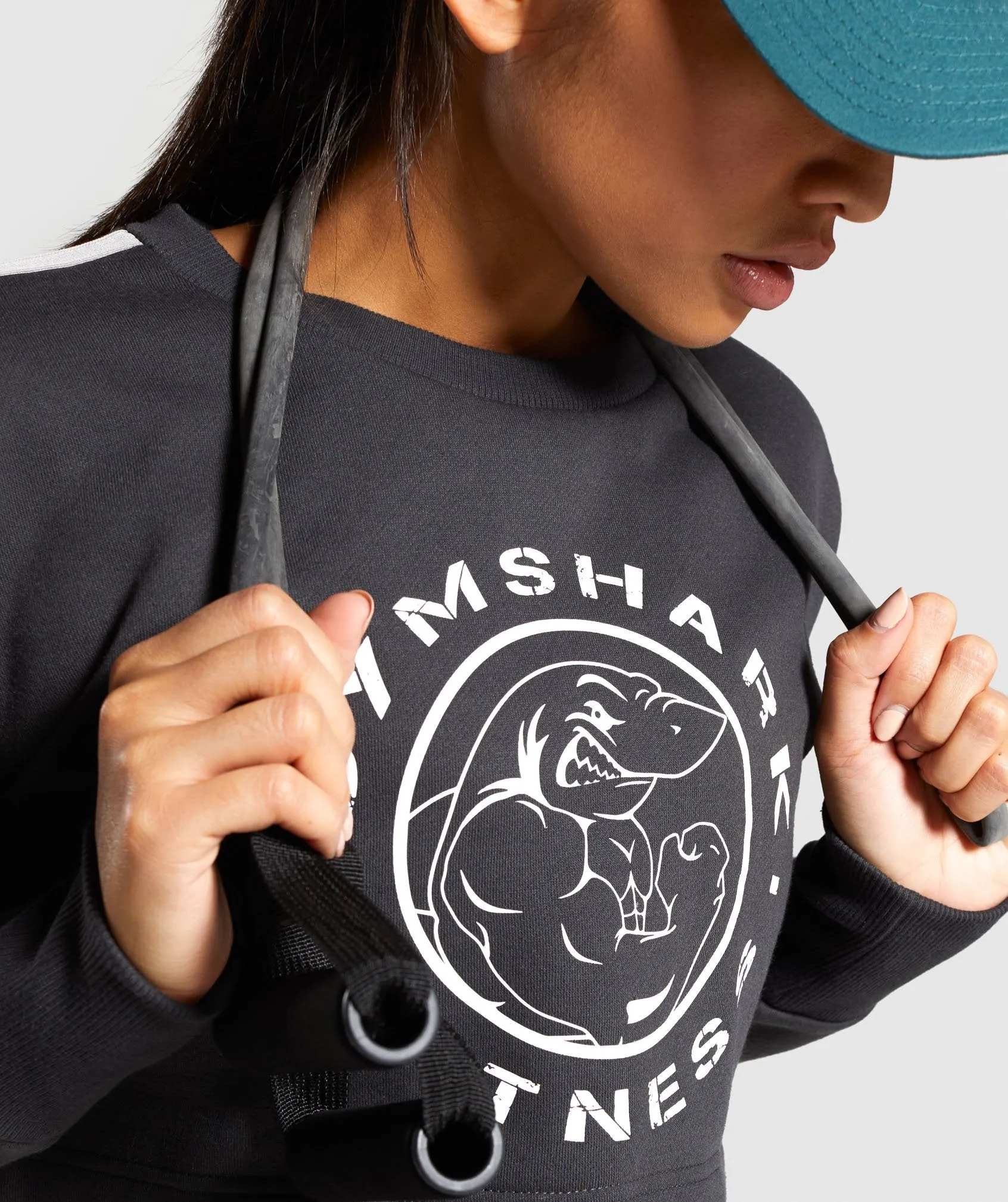 Gymshark Legacy Fitness Sweater - Washed Black