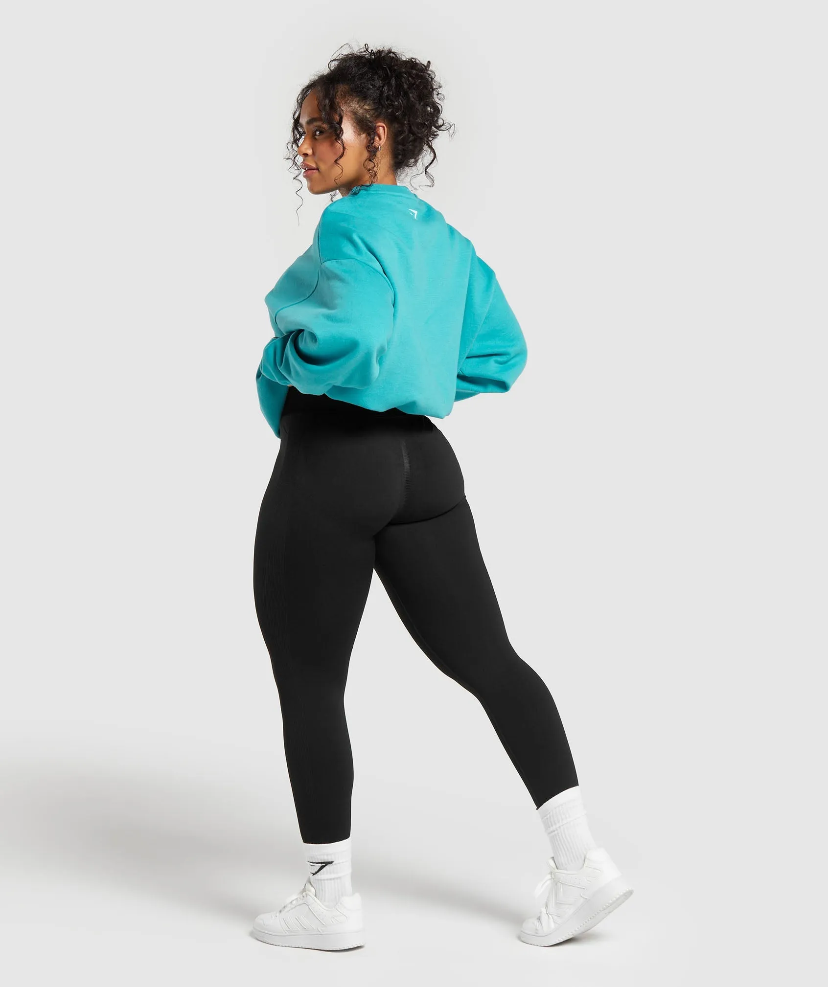 Gymshark Strength & Conditioning Oversized Sweatshirt - Artificial Teal