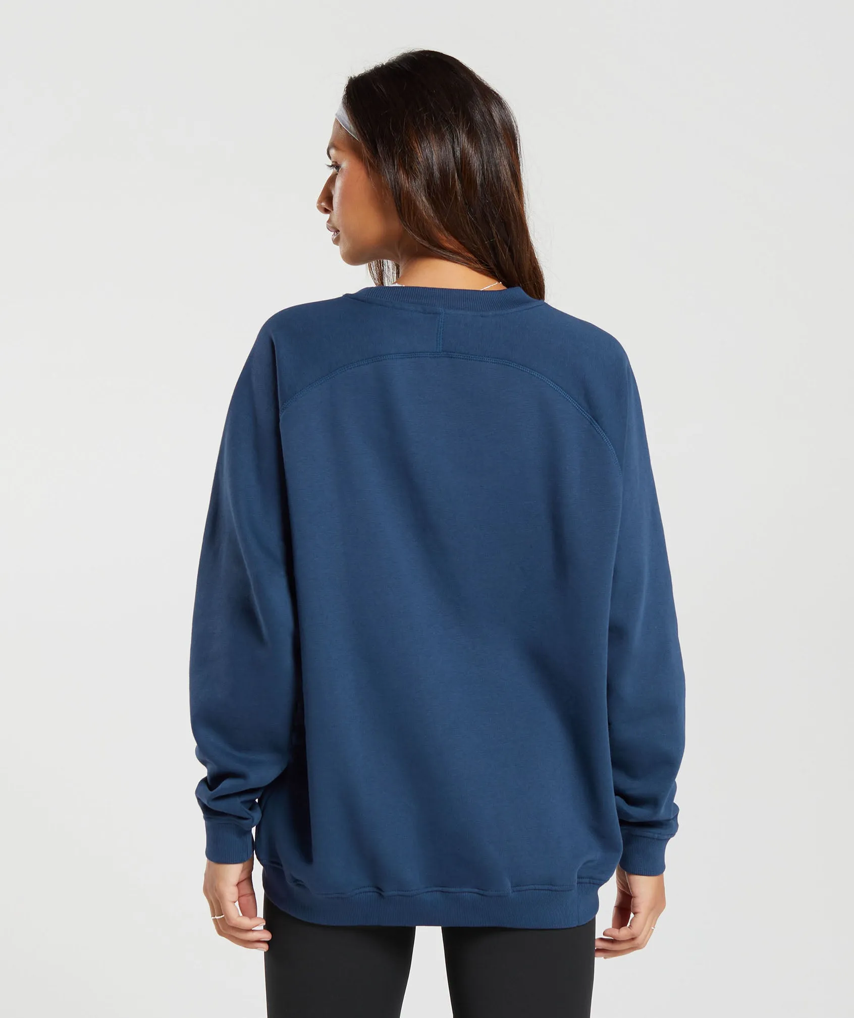 Gymshark Training Oversized Fleece Sweatshirt - Ash Blue