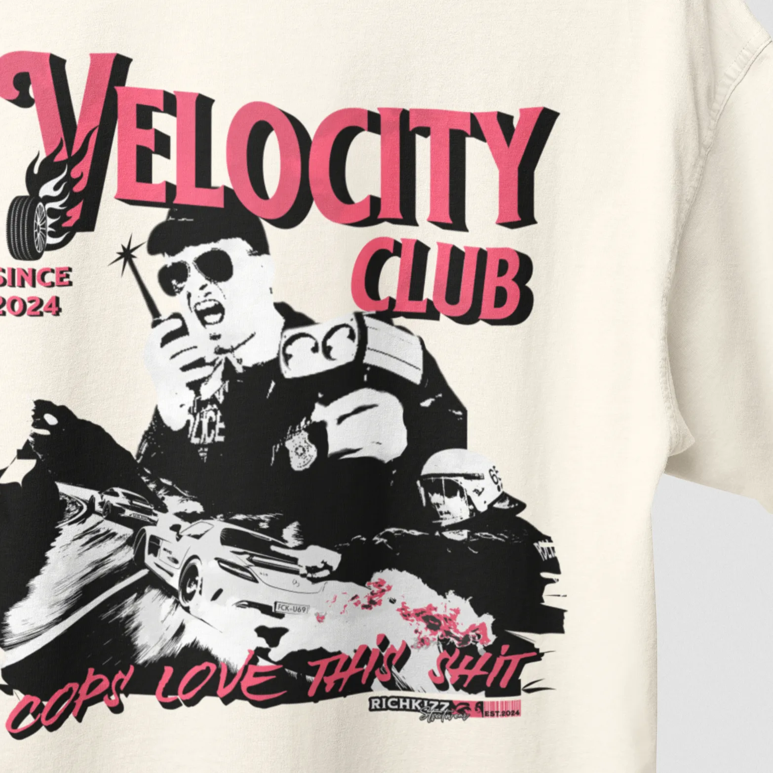 Herren Oversized Shirt VELOCITY
