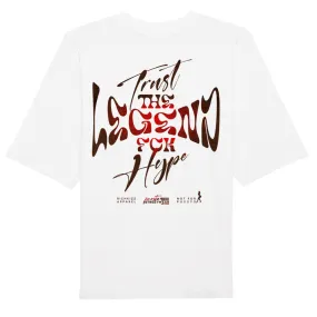 Herren Oversized T-Shirt Organic - TRUST NO HYPE