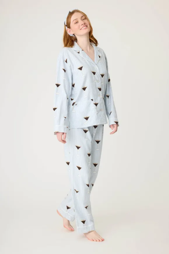 His & Hers Happy New Year Flannel PJ Set