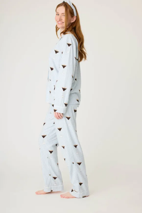 His & Hers Happy New Year Flannel PJ Set