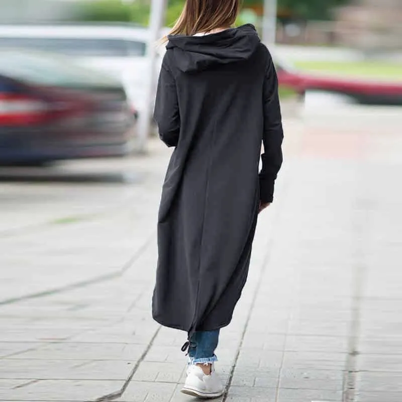 Kayla Long Oversized Hooded Sweater