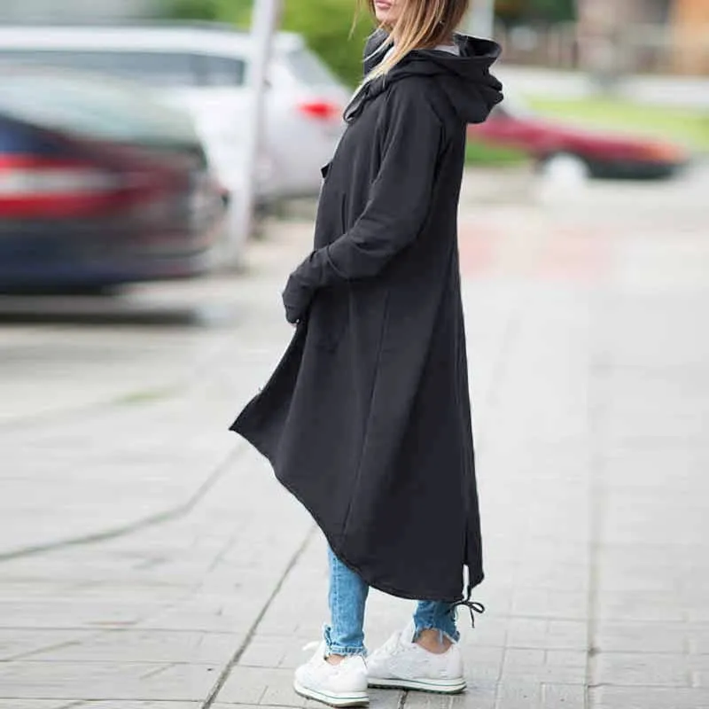 Kayla Long Oversized Hooded Sweater