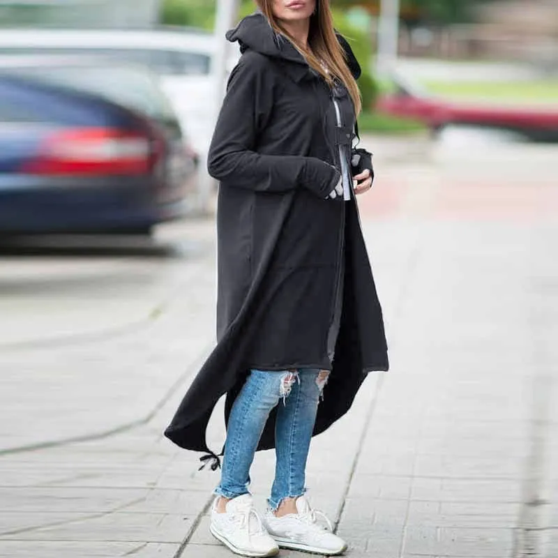 Kayla Long Oversized Hooded Sweater
