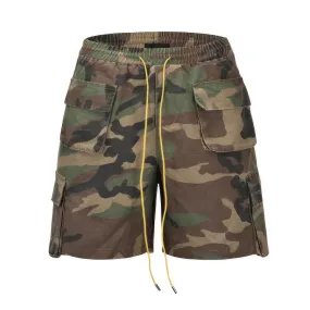 Loose Camouflage Cargo Shorts