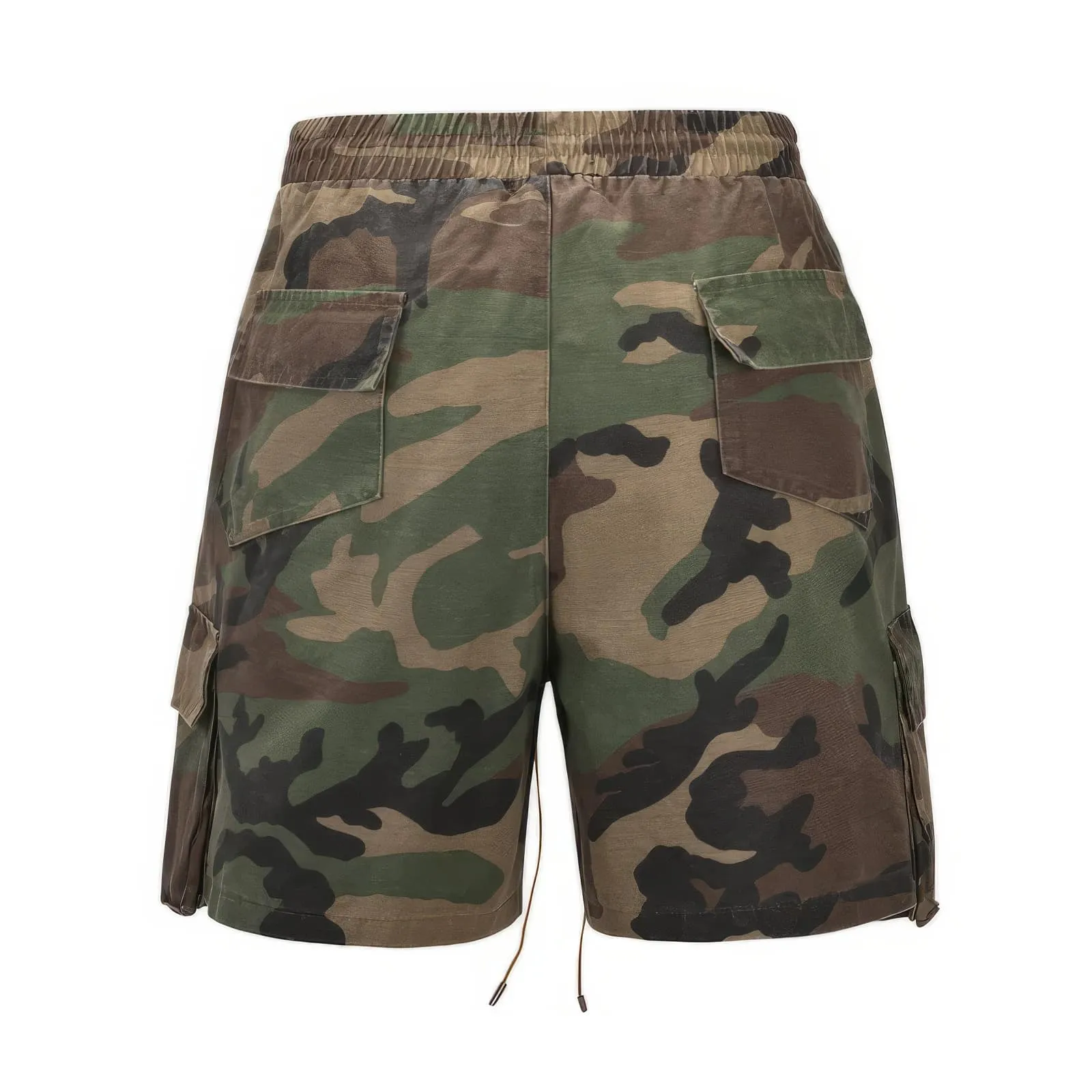 Loose Camouflage Cargo Shorts