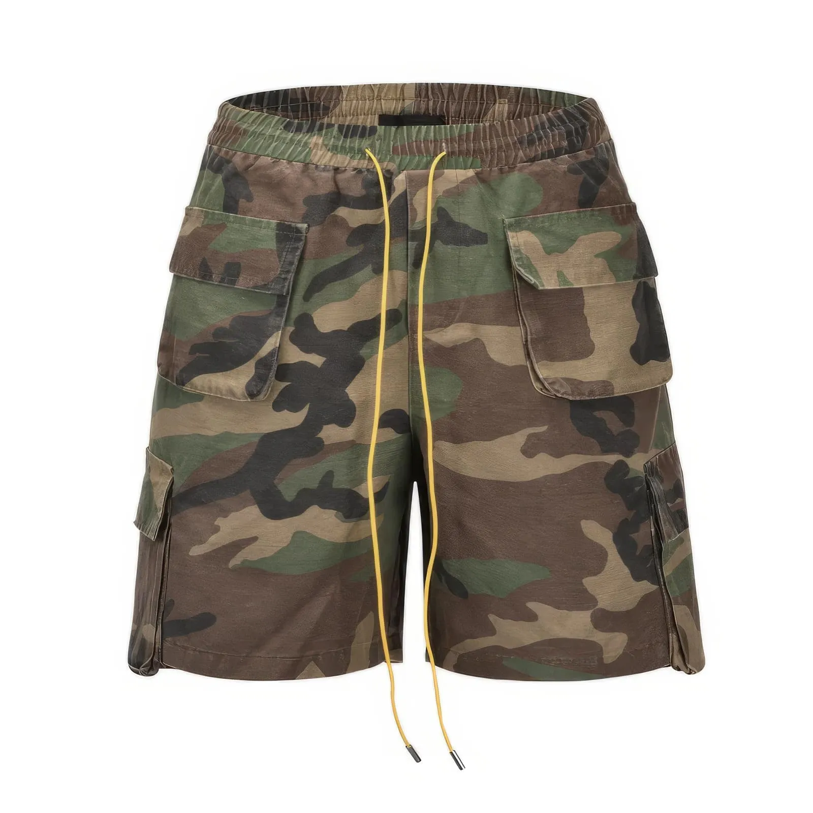 Loose Camouflage Cargo Shorts