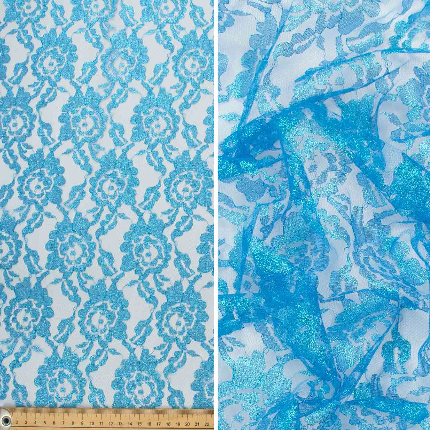 Metallic Net Lace
