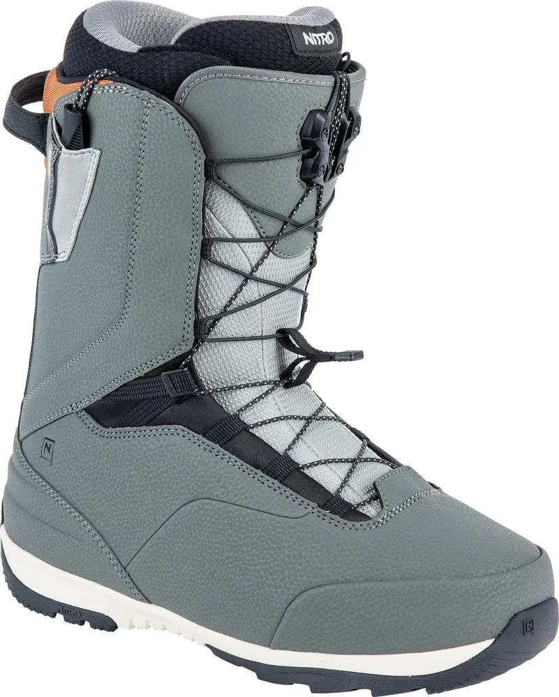 Nitro Venture TLS Snowboard Boots in Charcoal and Rust 2024