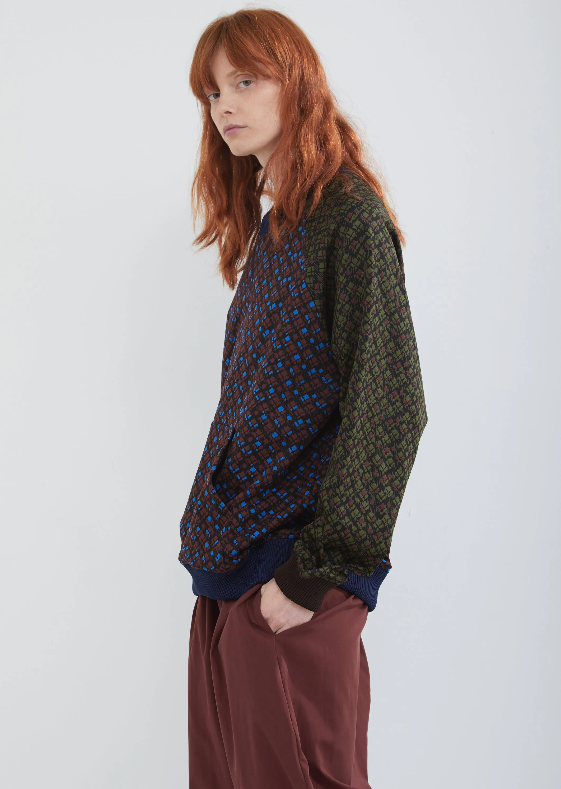 Printed Long Sleeve Sweatshirt