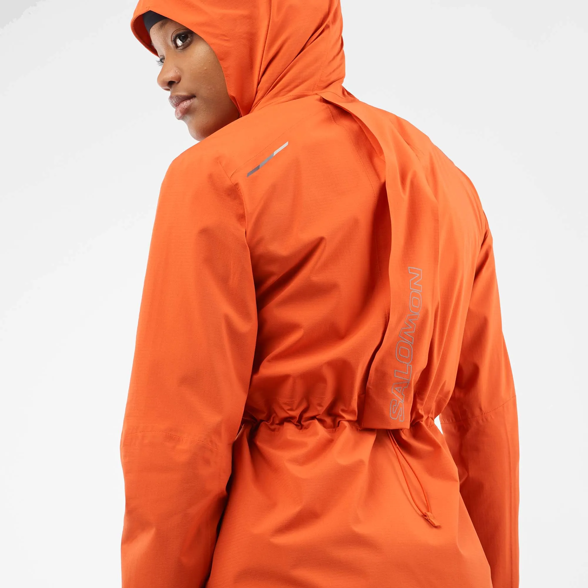 Salomon | Women's Bonatti Trail Jacket - Burnt Ochre