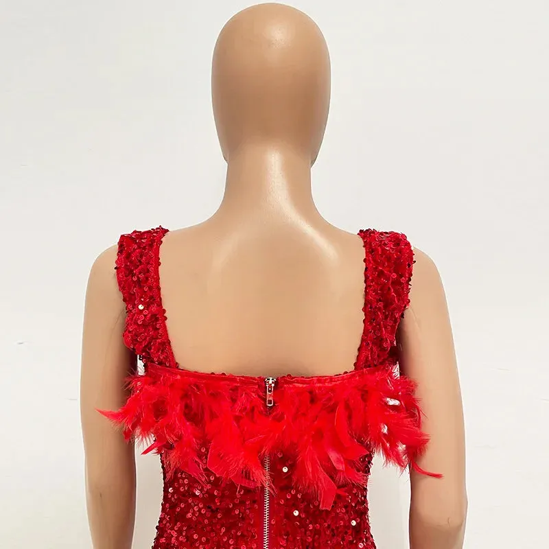 Stunning Sequined Bodycon Mini Dress for Party Lovers 🎉