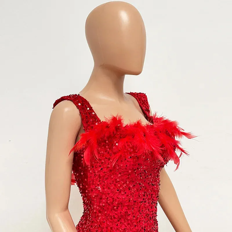 Stunning Sequined Bodycon Mini Dress for Party Lovers 🎉