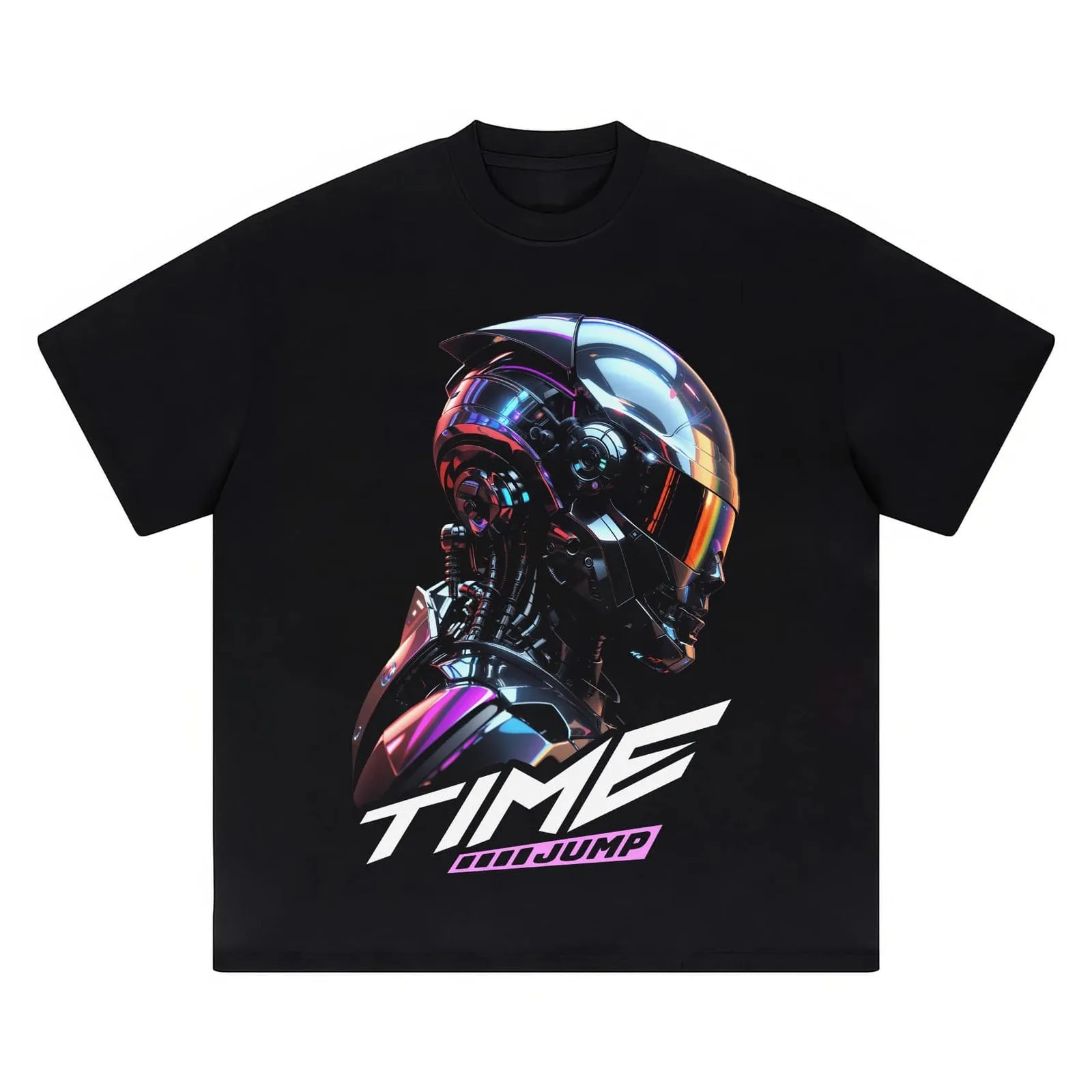Time Jump Cyber Y2K Graphic T-Shirt